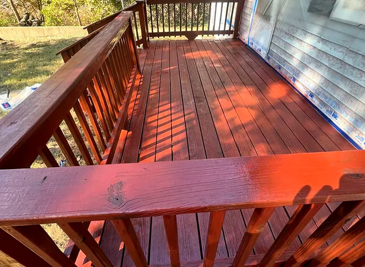 Deck Staining by Red Barn Painting