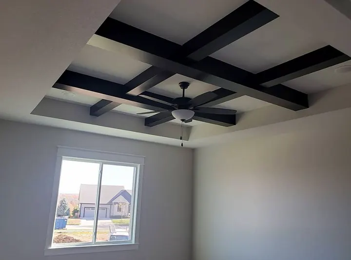 Freshly painted interior by Red Barn Painting