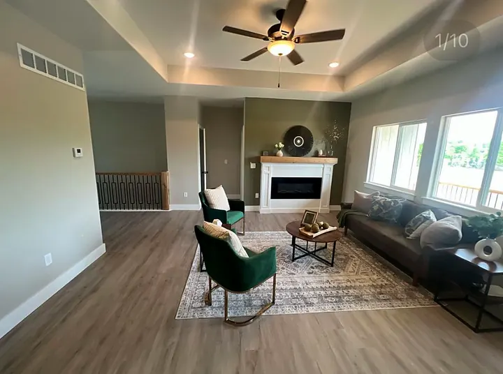 Freshly painted interior by Red Barn Painting
