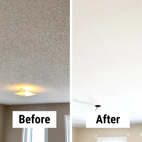 Popcorn Ceiling Removal by Red Barn Painting
